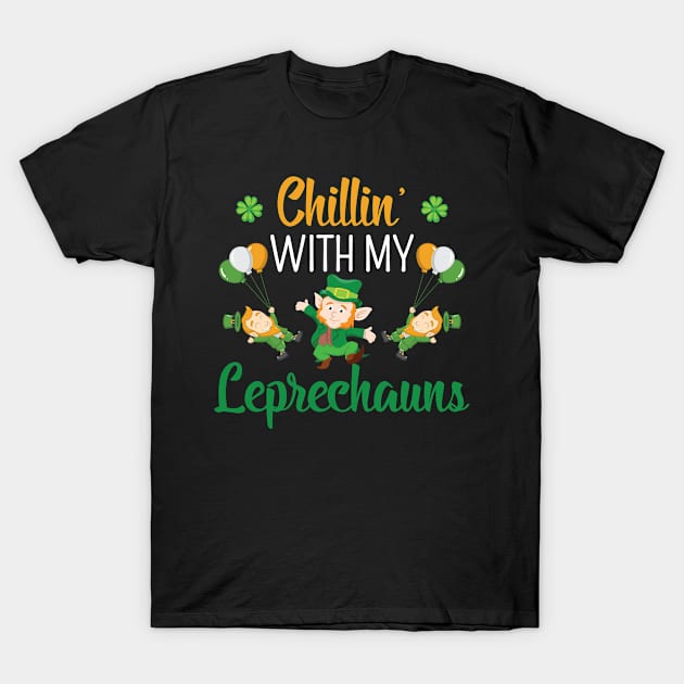 Chillin' With Leprechauns T-Shirt by FamiLane